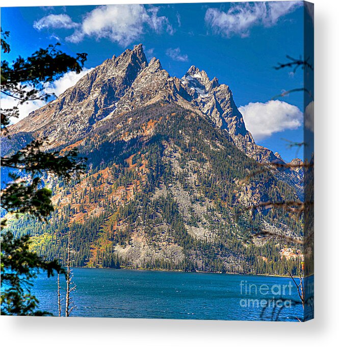 Mountain Art Acrylic Print featuring the photograph The Teton Gem by Robert Pearson