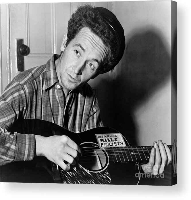 1943 Acrylic Print featuring the photograph Woody Guthrie (1912-1967) by Granger