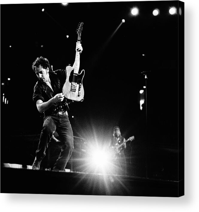 Bruce Springsteen Acrylic Print featuring the photograph Photo Of Bruce Springsteen by Paul Bergen