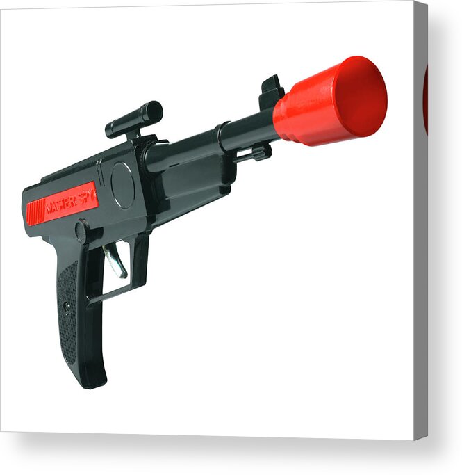 Campy Acrylic Print featuring the drawing Plastic Toy Gun by CSA Images