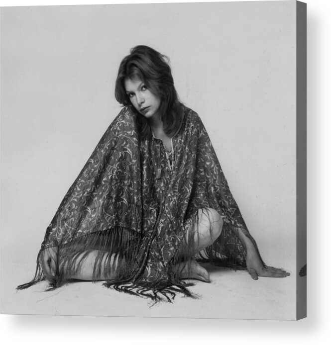 Long Acrylic Print featuring the photograph Silk Poncho by R. Jones