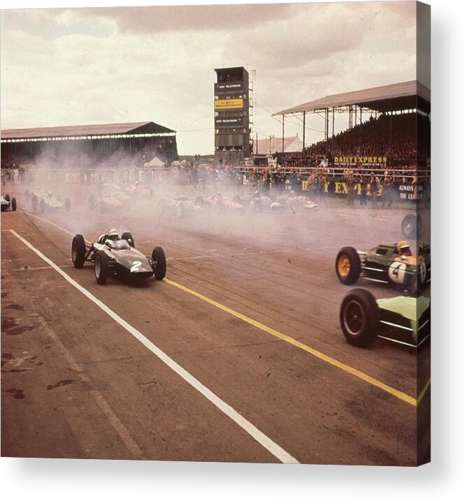 England Acrylic Print featuring the photograph Silverstone Racing by Keystone
