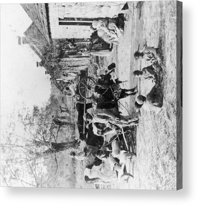 1860-1869 Acrylic Print featuring the photograph Slave Quarters by Fotosearch