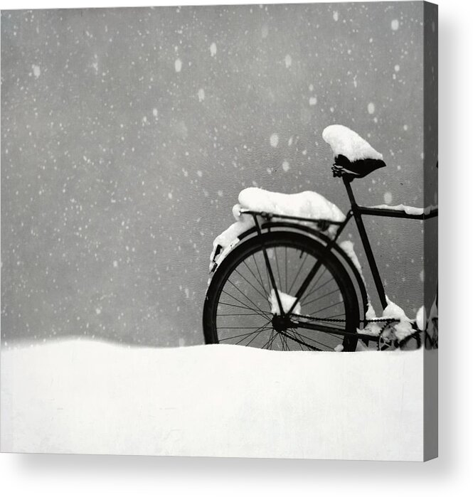 Tampere Acrylic Print featuring the photograph Snowfall by Jenni Holma
