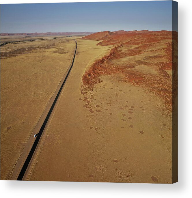 Tranquility Acrylic Print featuring the photograph Sossusvlei Highway by Paul Bruins Photography