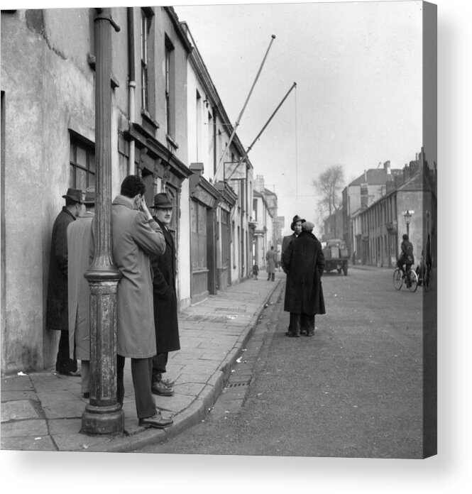 1950-1959 Acrylic Print featuring the photograph Welsh Street Corner by Bert Hardy