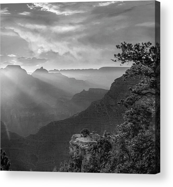Disk1216 Acrylic Print featuring the photograph Wotans Throne, Grand Canyon by Tim Fitzharris