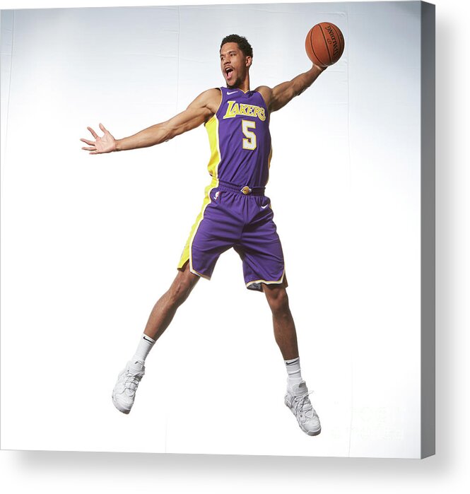 Nba Pro Basketball Acrylic Print featuring the photograph Josh Hart by Nathaniel S. Butler