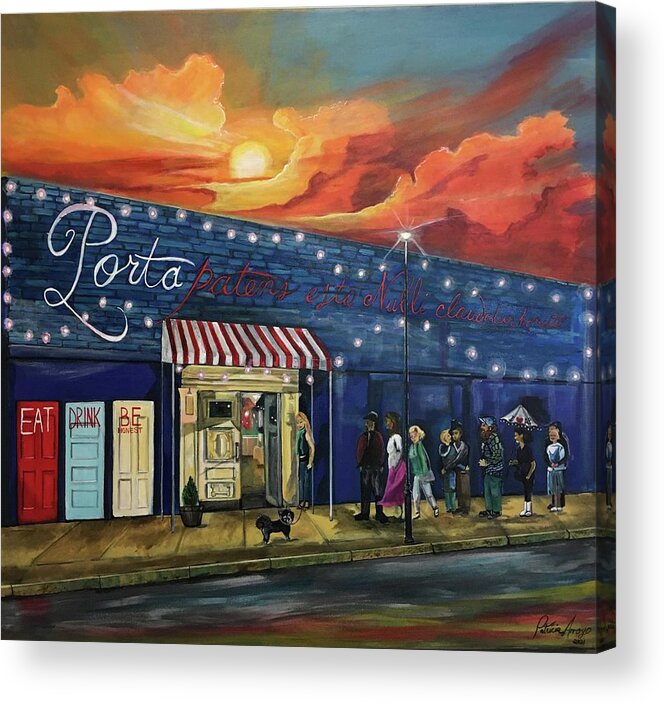 Porta Acrylic Print featuring the painting After the Storm there is Always Porta by Patricia Arroyo