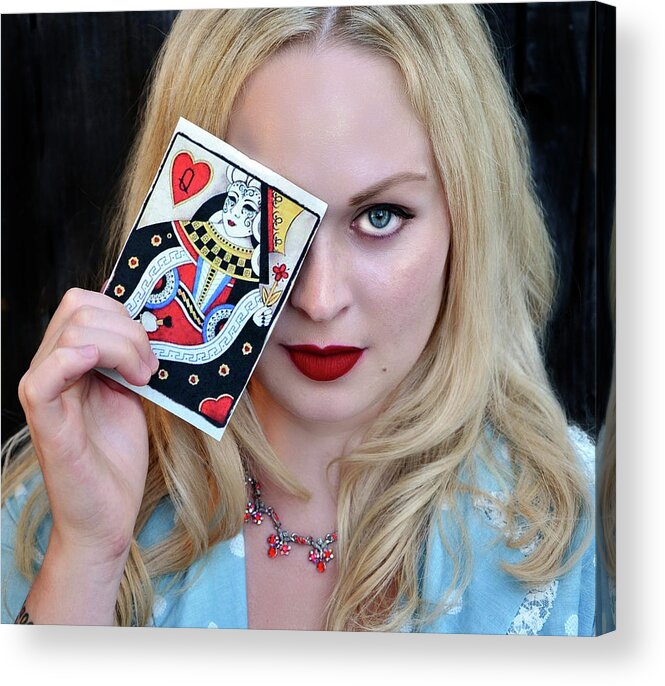Queen Of Hearts Acrylic Print featuring the photograph Queen of Hearts by Marilyn MacCrakin