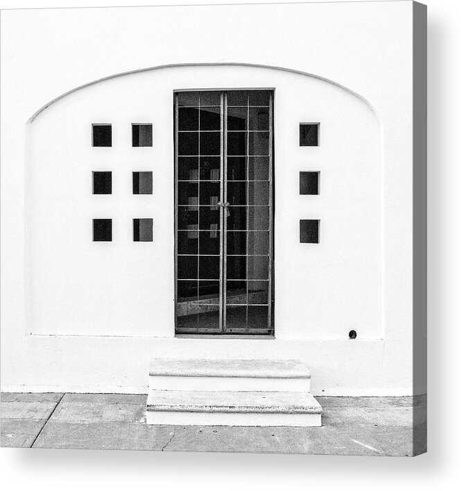 Alley Acrylic Print featuring the photograph SquarePeg by Carmen Kern