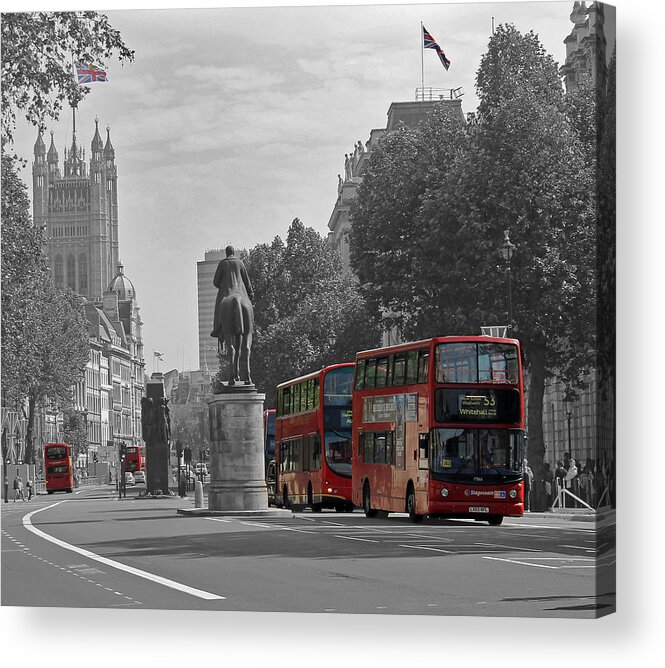 London Acrylic Print featuring the photograph Routemaster London Buses by Tony Murtagh