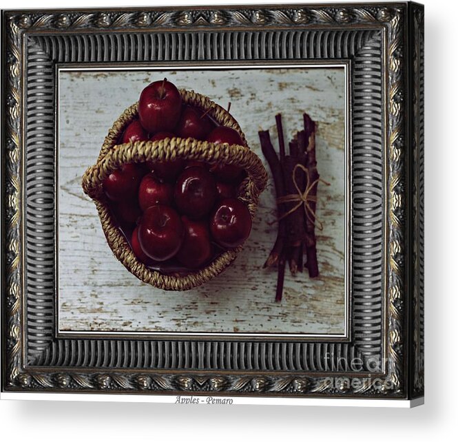 Art Photographs Acrylic Print featuring the photograph Apples #1 by Pemaro