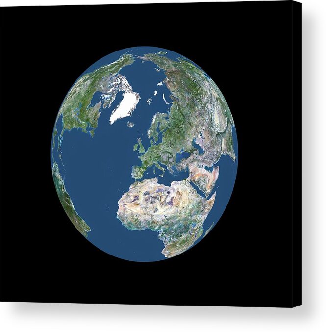Earth Acrylic Print featuring the photograph Earth #1 by Planetobserver/science Photo Library