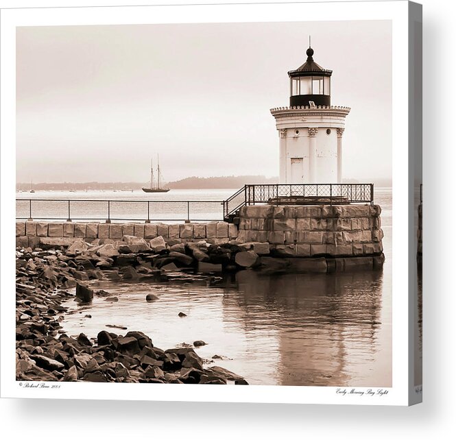Architecture Acrylic Print featuring the photograph Early Morning Bug Light #2 by Richard Bean