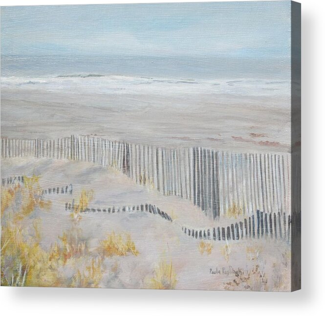 Avalon Acrylic Print featuring the painting Avalon Morning by Paula Pagliughi