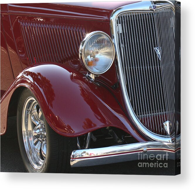 Cars Acrylic Print featuring the photograph Classic Ford Car by Tap On Photo