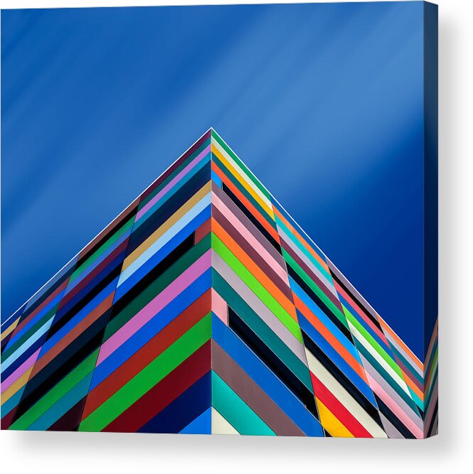 Colors Acrylic Print featuring the photograph Color Pyramid by Alfonso Novillo