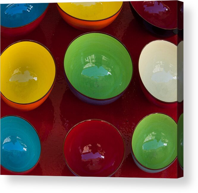 Colors Acrylic Print featuring the photograph Colors Tray by Dany Lison