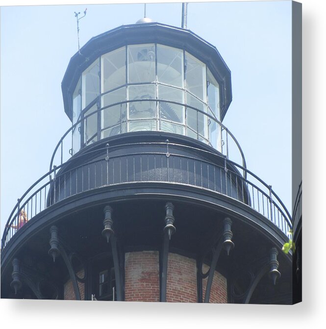 Currituck Acrylic Print featuring the photograph Currituck Beach Light by Cathy Lindsey