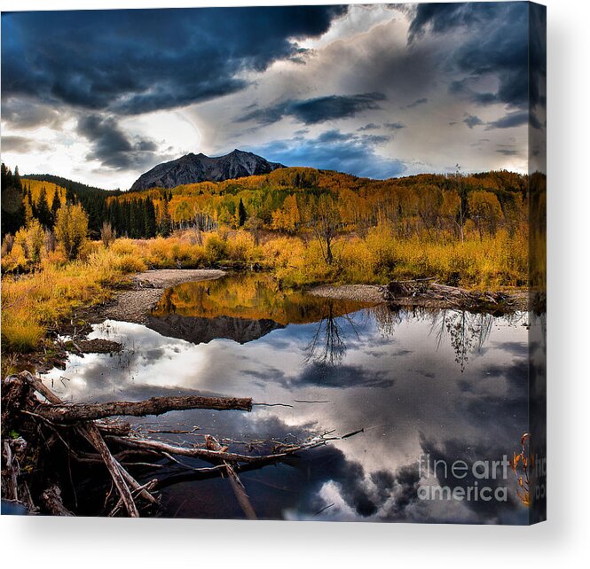 Nature Acrylic Print featuring the photograph Jack's Pond by Steven Reed