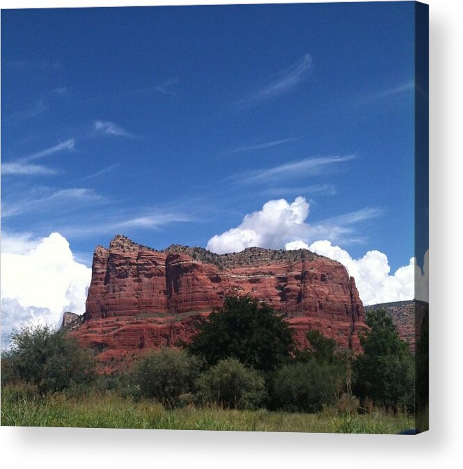 Sedona Arizona Acrylic Print featuring the photograph Mystical Sedona by Penelope Aiello