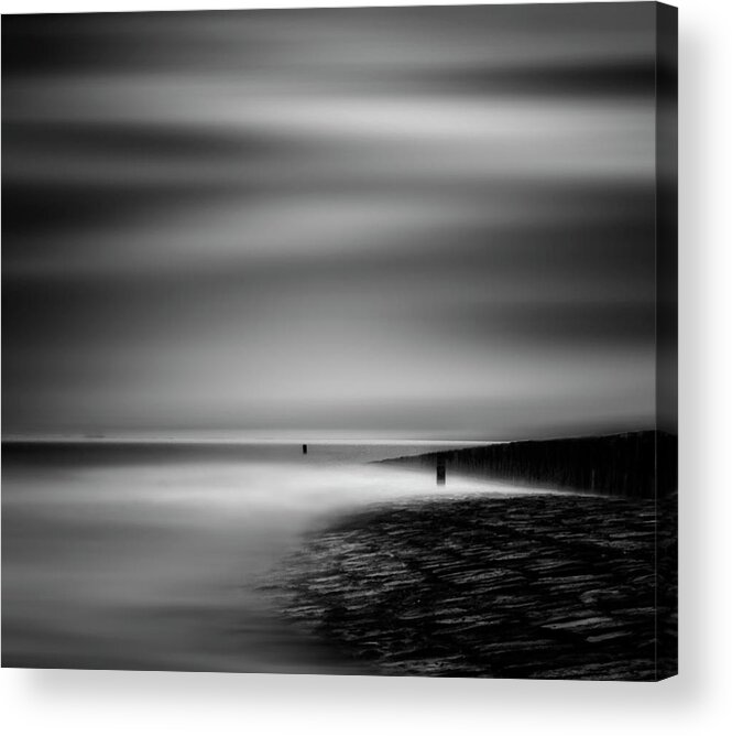 Belgium Acrylic Print featuring the photograph Never Ceasing Whisper Of The Sea by Yvette Depaepe