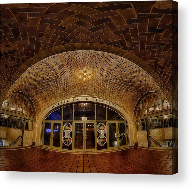 Empire State Acrylic Print featuring the photograph Oyster Bar by Susan Candelario
