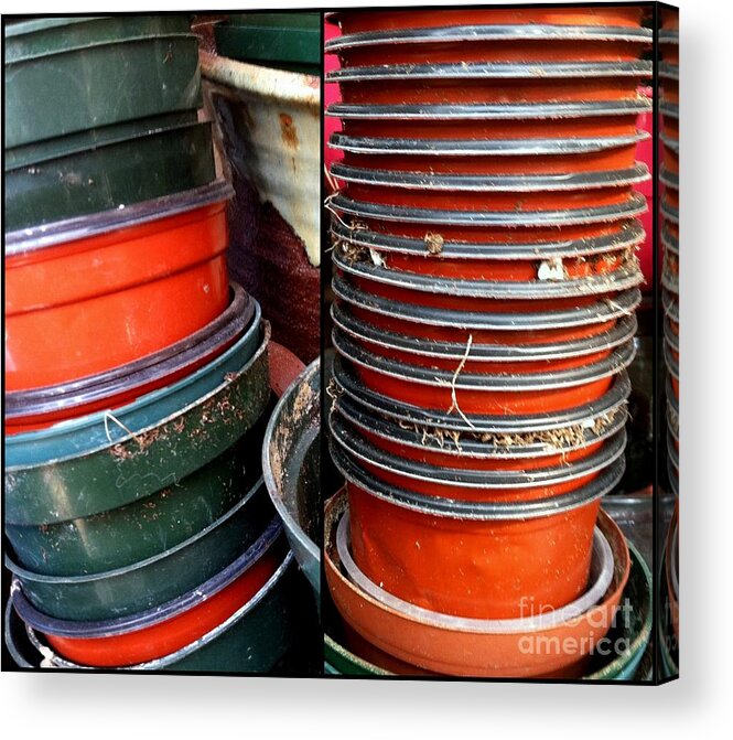 Pot Acrylic Print featuring the photograph pot by Marlene Burns