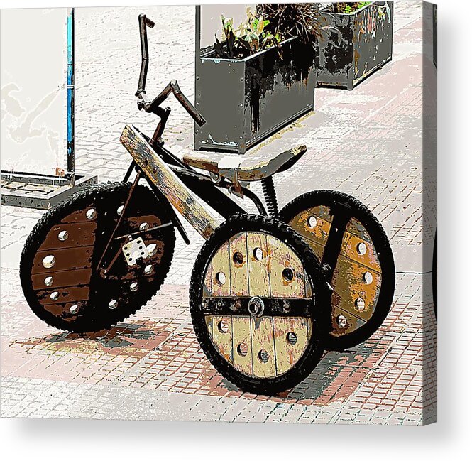 Cycle Acrylic Print featuring the digital art Recycle by Tg Devore