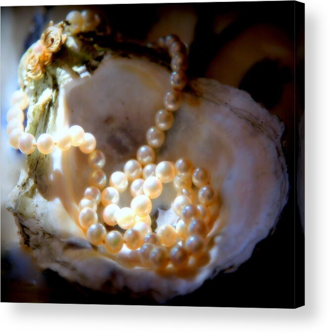 Jewels Acrylic Print featuring the photograph ROMANCE of the SEA by Karen Wiles