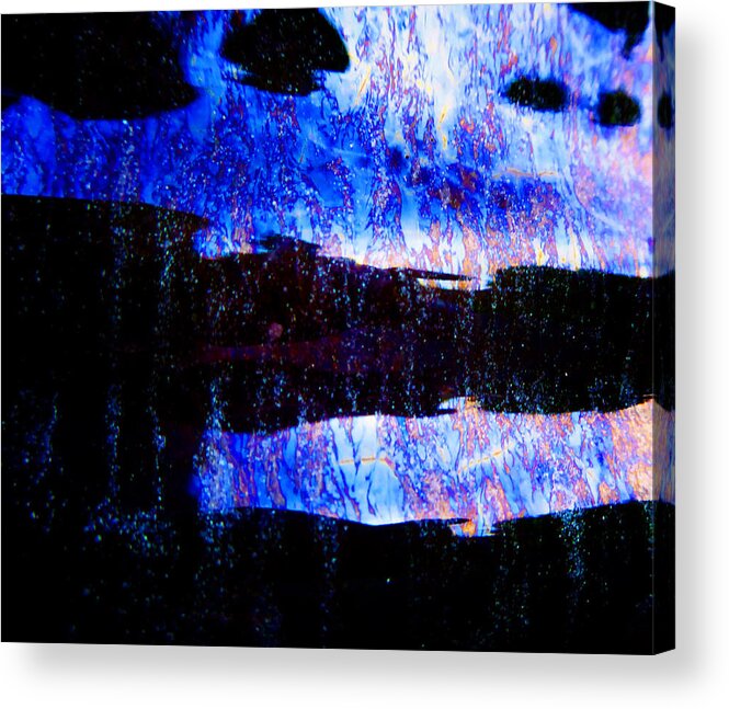 Glaze Acrylic Print featuring the photograph Sadness by Laurie Tsemak