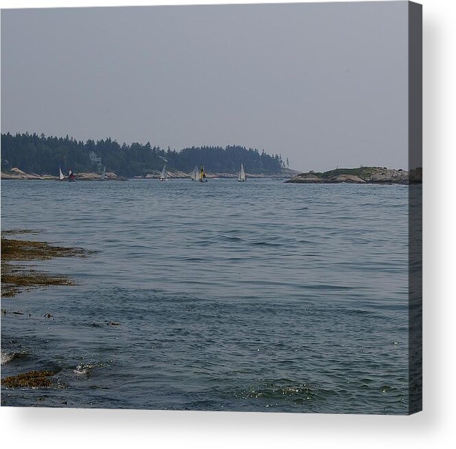 Sailboats Acrylic Print featuring the photograph Sailboat Heaven by Amy-Elizabeth Toomey