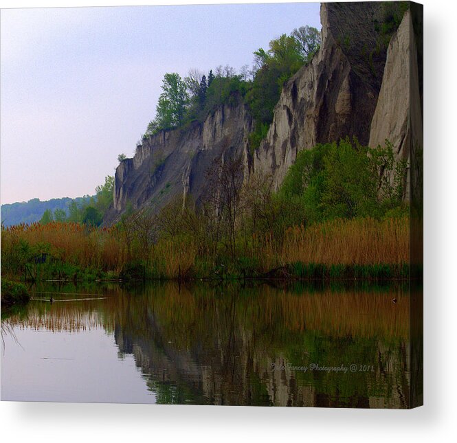 Photography Acrylic Print featuring the photograph Scarborough Bluffs by Jale Fancey