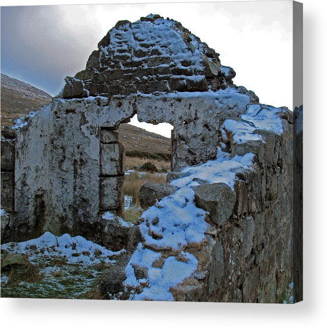 Landscape Acrylic Print featuring the photograph St Kevin's Window by Kathleen Scanlan