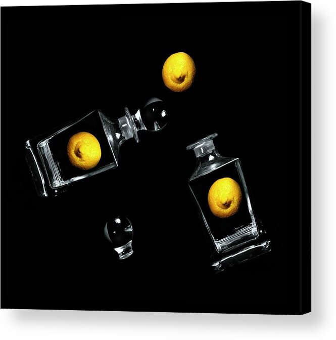 Lemons Acrylic Print featuring the photograph Toss Me a Lemon by Diana Angstadt