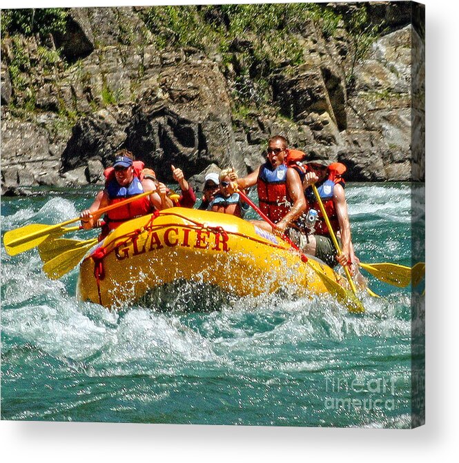 Water Acrylic Print featuring the photograph White water fun by Bob Hislop