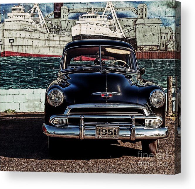 Car Acrylic Print featuring the photograph 1951 by Terry Doyle