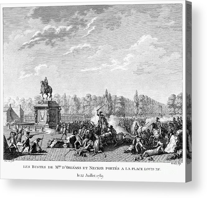 1789 Acrylic Print featuring the photograph French Revolution, 1789 #40 by Granger