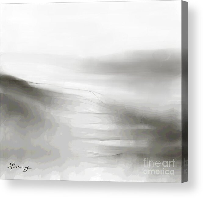 Black And White Art Acrylic Print featuring the photograph Journey by D Perry