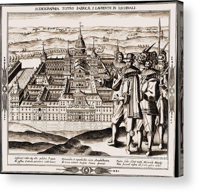 17th Century Acrylic Print featuring the photograph Spain: Escorial Palace #1 by Granger
