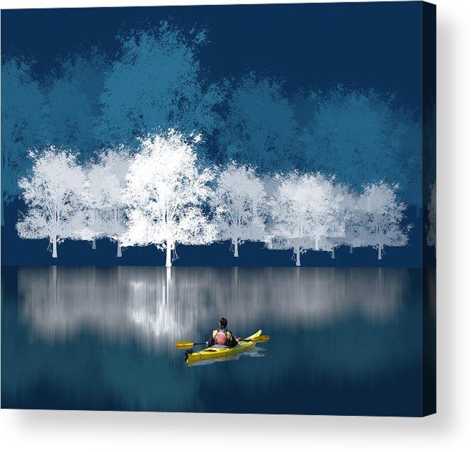 Waterscape Acrylic Print featuring the photograph 1964 by Peter Holme III