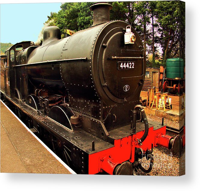 Railways Acrylic Print featuring the photograph Ready To Go #2 by Richard Denyer