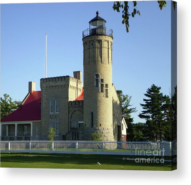 Lighthouses Acrylic Print featuring the photograph Architecture AR10 - Lighthouse by Monica C Stovall