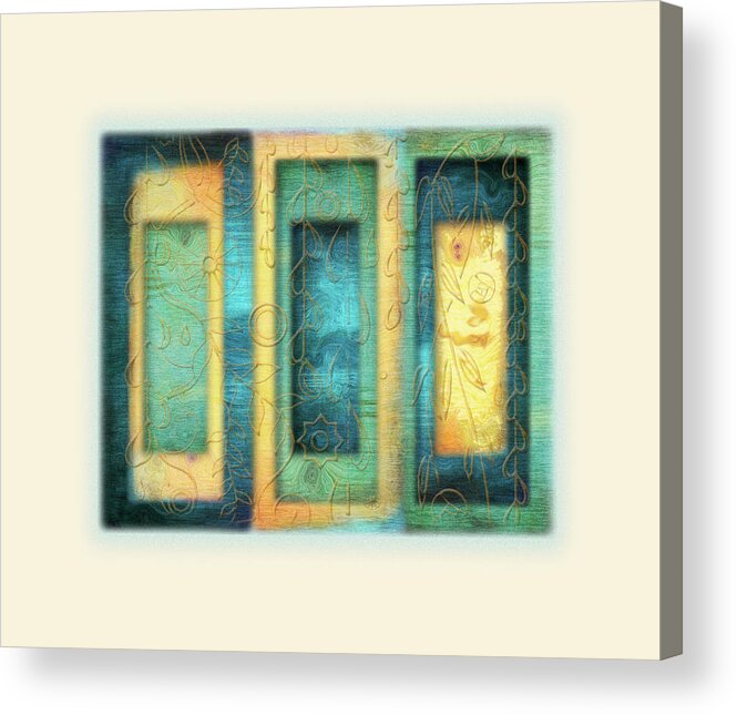 Art Acrylic Print featuring the painting Aurora's Vision by Deborah Smith