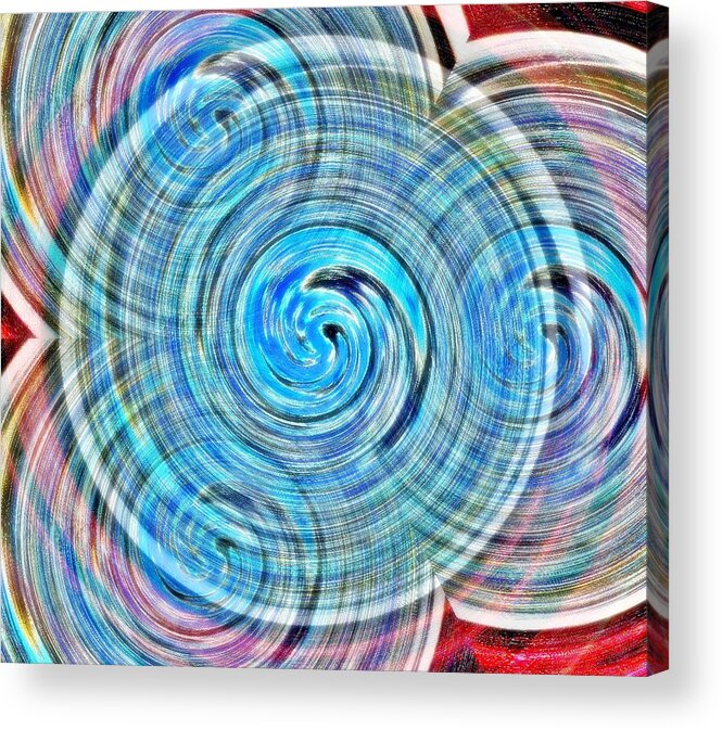 Spin Acrylic Print featuring the photograph Bound For Transformation by Andy Rhodes