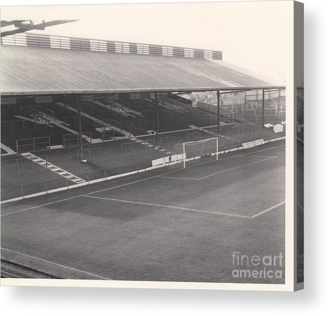  Acrylic Print featuring the photograph Brentford - Griffin Park - Royal Oak Stand 1 - September 1968 by Legendary Football Grounds