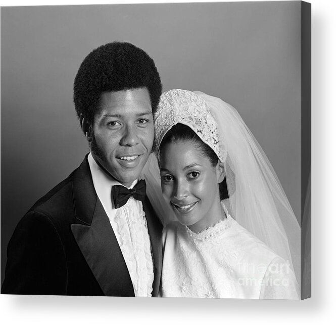 1970s Acrylic Print featuring the photograph Bride And Groom, C.1970s by H. Armstrong Roberts/ClassicStock
