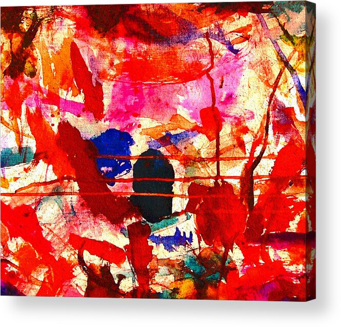 Natalie Holland Art Acrylic Print featuring the painting Celebrate Life by Natalie Holland