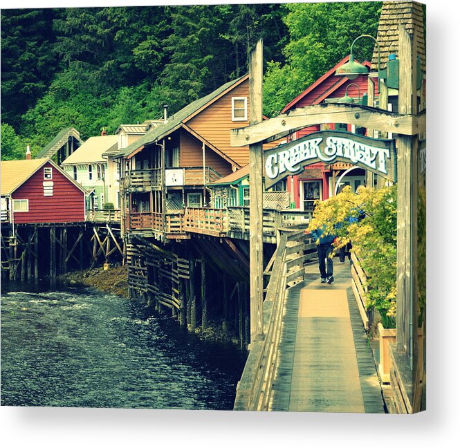 Creek Street Acrylic Print featuring the photograph Creek Street by Bill Hamilton